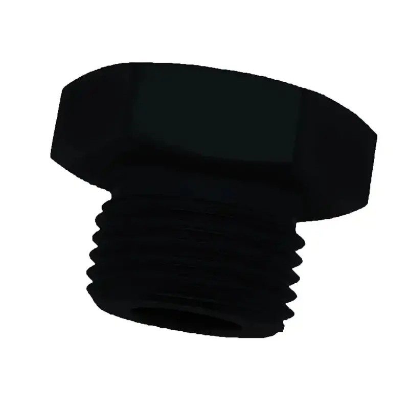 An-8 Black Straight Thread O-Ring Plug – -8An Fitting 1