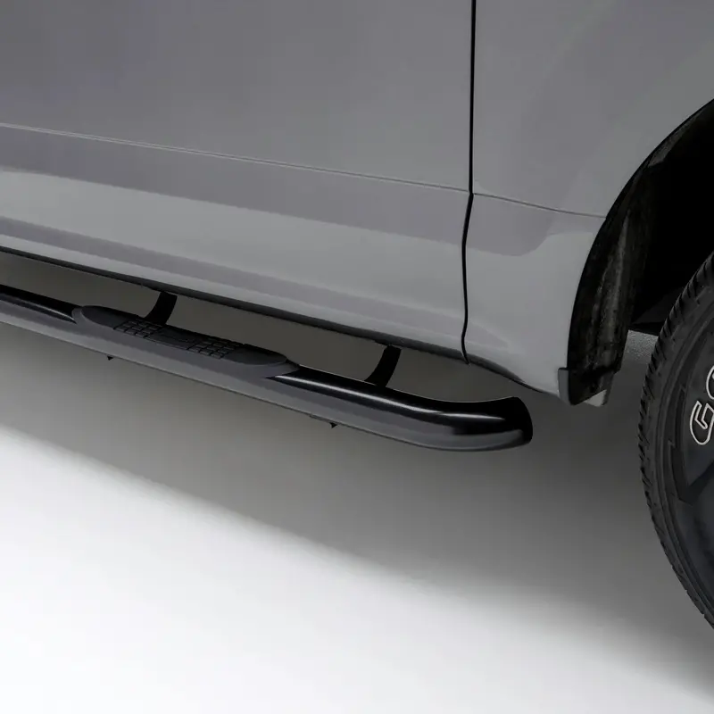 Aries Black Steel 3-Inch Side Steps For Select Toyota Tundra Models 1