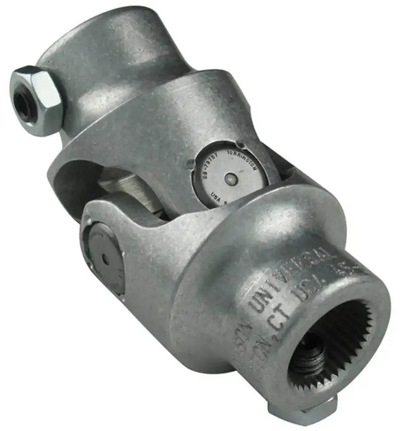 Borgeson Aluminum Steering U-Joint – 3/4"-36 To 9/16"-36 For Lightweight Precision Steering 1