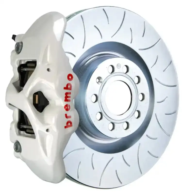 Brembo Front Gt Big Brake Kit For Audi A6 2.0T (2012–2018): 6-Piston Calipers, 380X34Mm Slotted Two-Piece Rotors 1