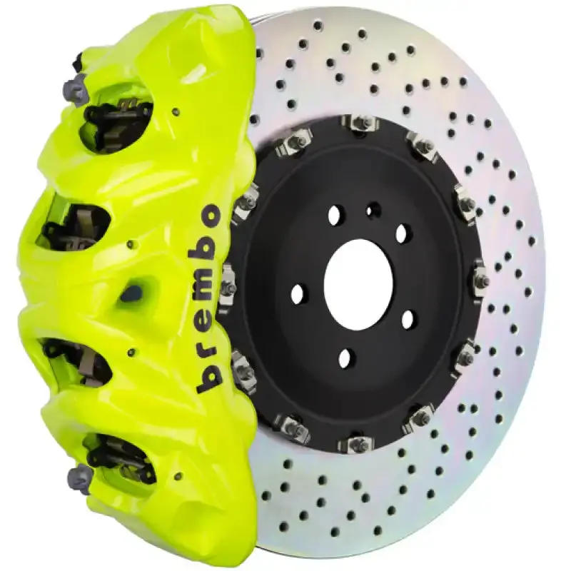 Brembo Gt Big Brake Kit – Front 6-Piston Calipers With Drilled 405X34Mm Two-Piece Rotors For 2018+ Audi Sq5 (Fy) 1