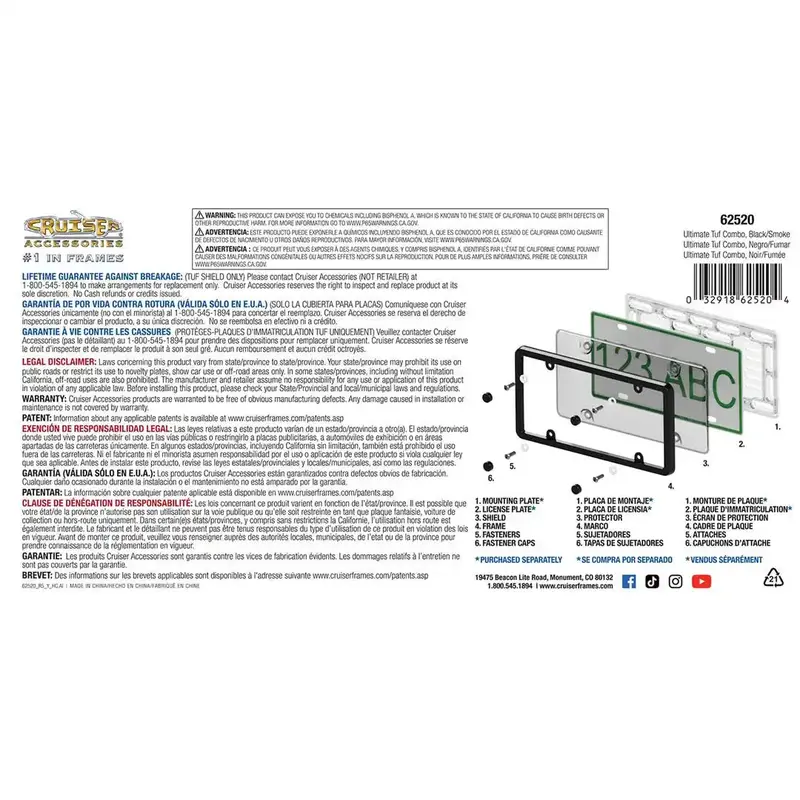 Cruiser Outdoors 62520 Ultimate Tuf Combo Roof Rack – Matte Black Finish 1