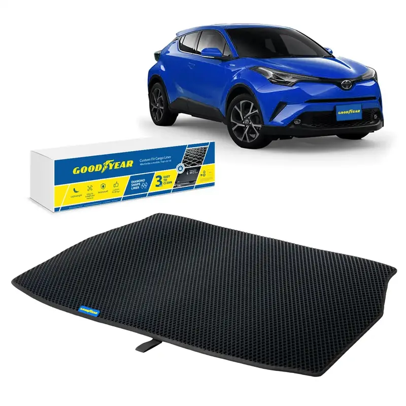 Goodyear Gy004506 Custom-Fit Diamond-Tech Cargo Mat Liner For Cars 1