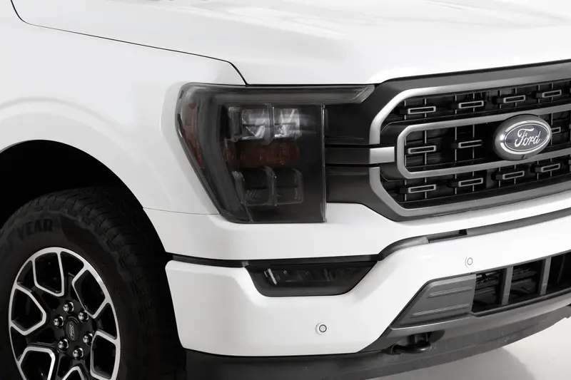 Gt Styling Carbon Fiber Headlight Covers For 2021–2025 Ford F-150 1