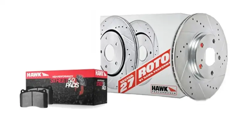 Hawk Performance Sector 27 Brake Kit (Hk4231.509B) With Hps 5.0 Front Pads — Limited Stock 1