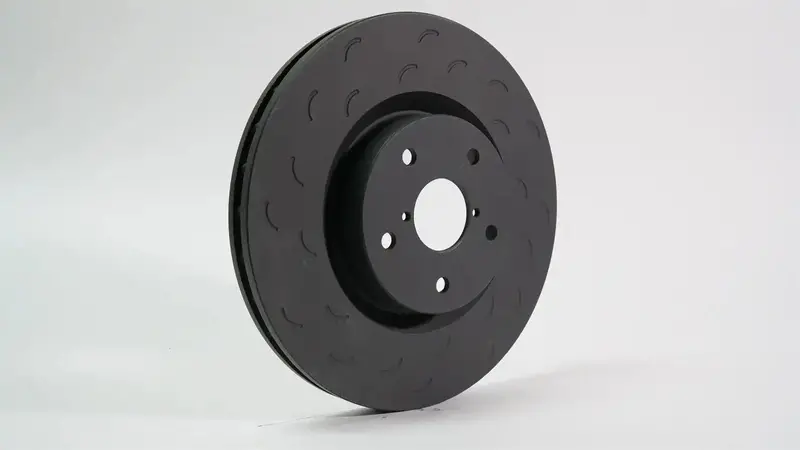 Hawk Talon Slotted Rear Brake Rotors – Vented, 12.99" Diameter 1