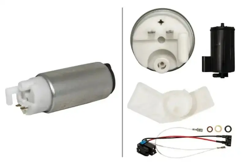 Hella 358303581 Electric Fuel Pump – Compact 2-Pin Connector Design 1