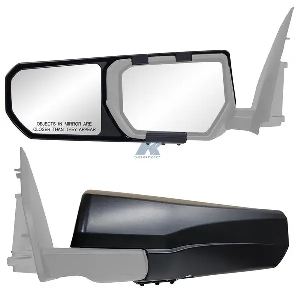 K-Source Snap-On Exterior Towing Mirror (Model 80960) — No Turn Signal Indicators, Easy Installation 1