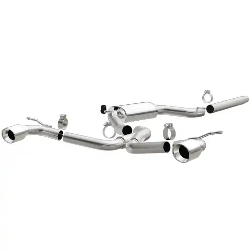 Magnaflow Dual Exhaust System With Split Rear Exit And 4" Polished Tips For 2015 Vw Gti 2.0L Turbo 1