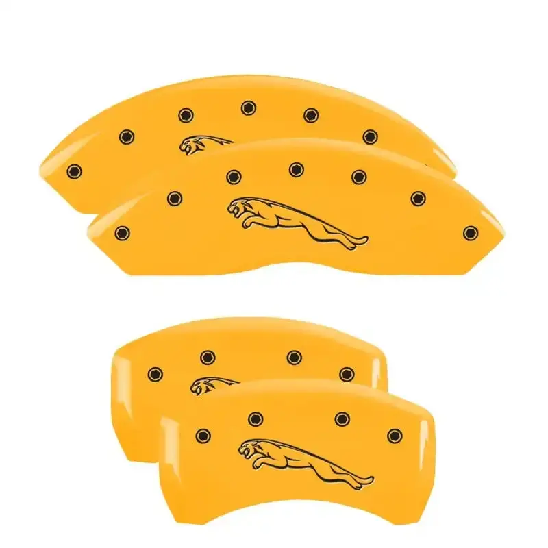 Mgp Engraved Caliper Covers – I-Vtec Yellow On Black Charcoal Finish For 2017 Acura Ilx 1