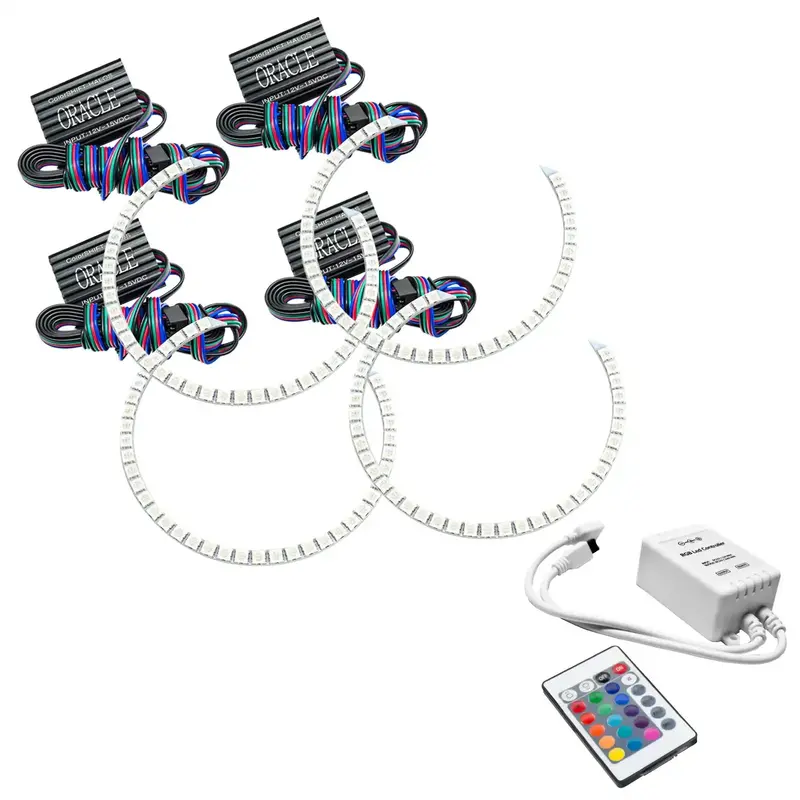 Oracle Lighting Colorshift Halo Kit – Model 2232-504, Rgb Led Ring System With Simple Plug-And-Play Installation 1