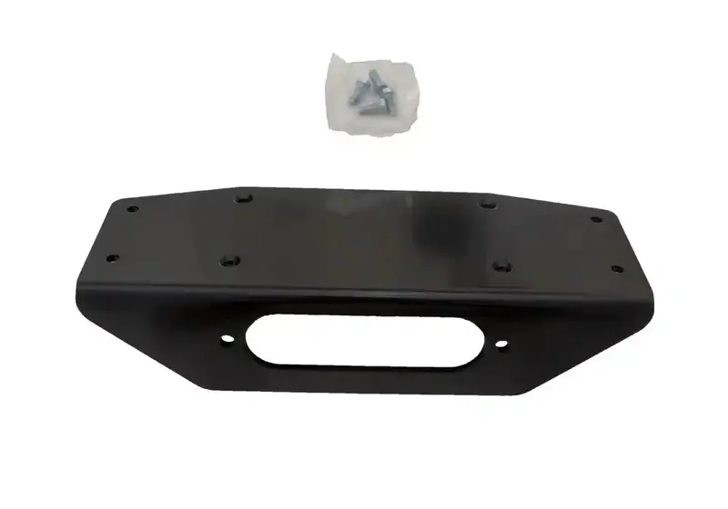 Rampage Winch Mounting Plate – Heavy-Duty Steel Bracket For 2007–2018 Jeep Wrangler Jk 1