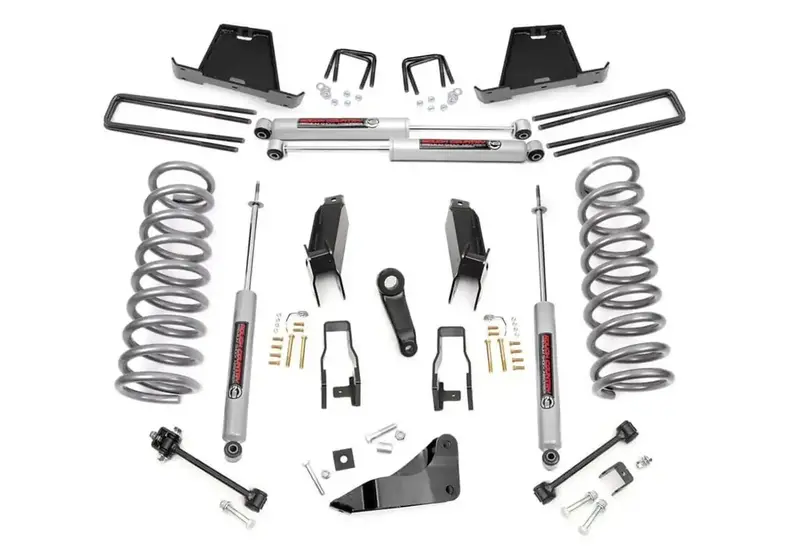 Rough Country 394.23 5-Inch Suspension Lift Kit With Premium Shocks 1