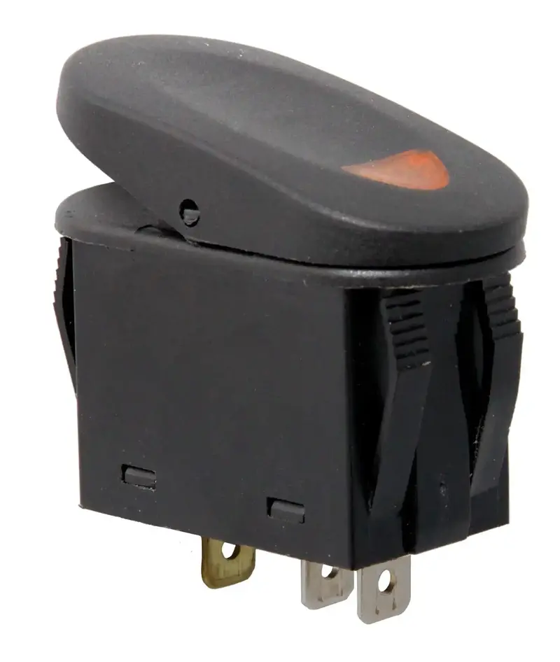 Rugged Ridge 17235.01 - Rocker Switch, 2 Position, Amber 1