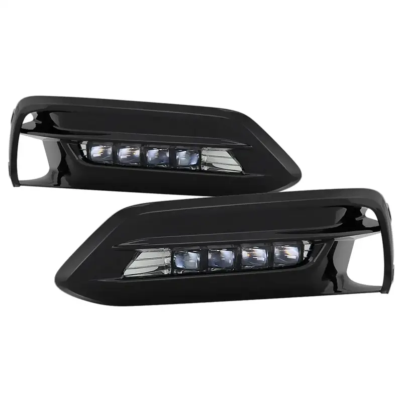 Spyder Auto 5086310 Oem-Style Led Fog Light Kit – Clear Lens With Factory-Fit Switch 1