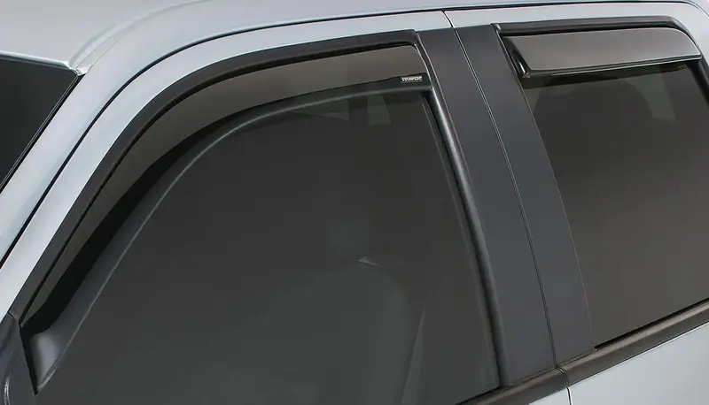 Stampede Snap-Inz In-Channel Side Window Deflectors – Smoke-Tinted, 4-Piece Set 1