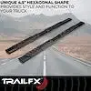 Trailfx Al4011B Nerf Bars – Extended-Cab Pickup Side Steps With Rugged Steel Construction 1