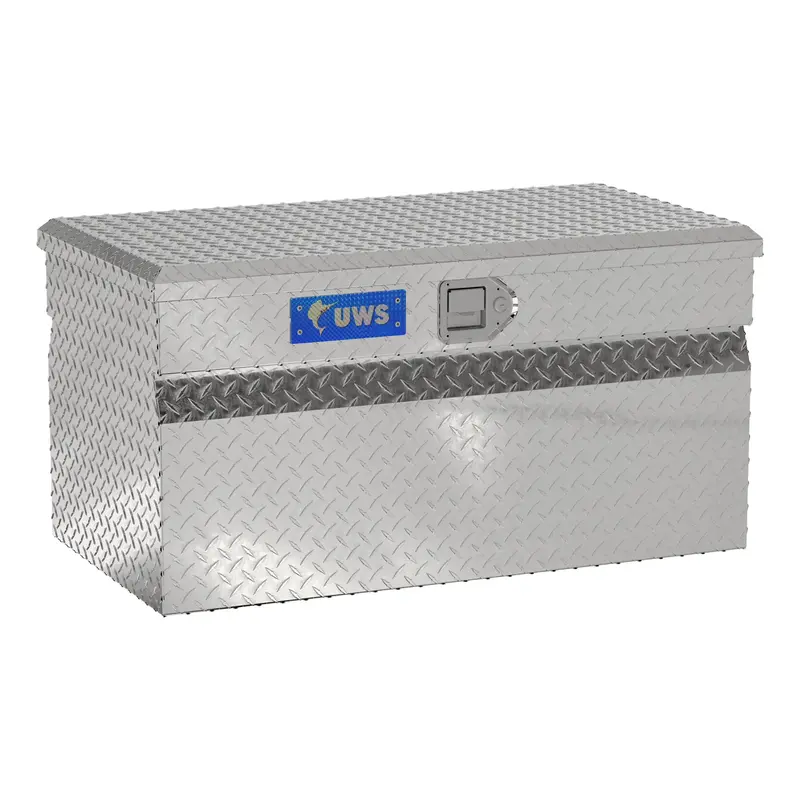 Uws Tbc-36 Bright Aluminum Utility Chest – 36" Heavy-Duty Storage Box (Ltl Delivery) 1