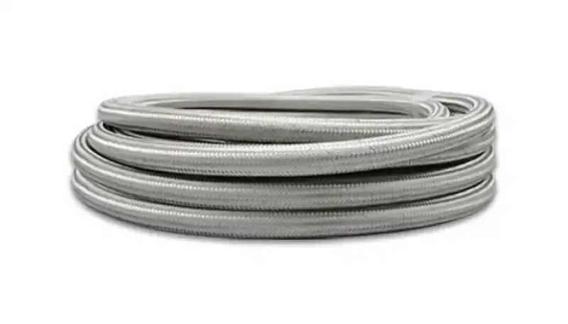 Vibrant Performance Ss Braided -6 An Flex Hose – 0.34 Inch Id, Sold By The 50-Foot Roll 1