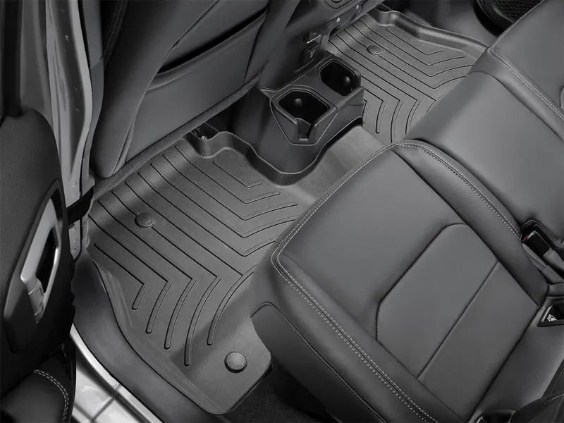 Weathertech 4416442 Digitalfit® Floorliner – Rear Row, Precision-Molded, Black 1