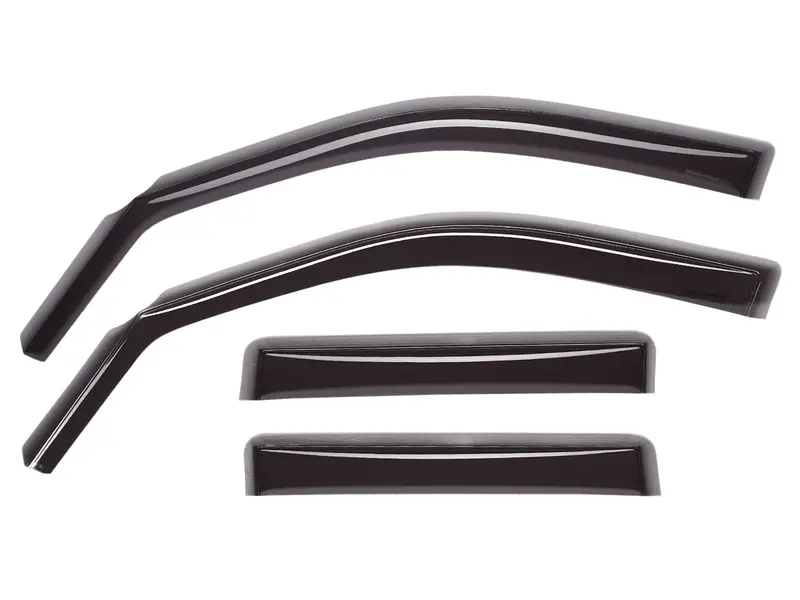 Weathertech 82864Im Side Window Deflectors – Front & Rear, Dark Tint, Oem-Fit Aerodynamic Design 1